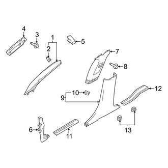 Lincoln OE - Pillars, Rocker & Floor - Interior Trim