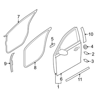 Lincoln OE - Front Door - Door & Components