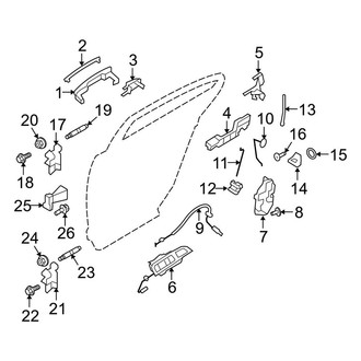 Lincoln OE - Rear Door - Lock & Hardware