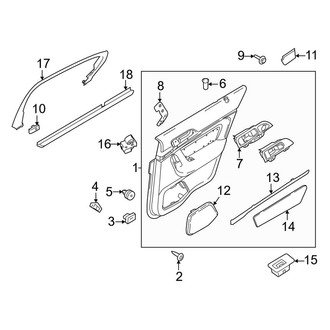Lincoln OE - Rear Door - Interior Trim