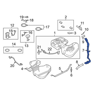 Lincoln OE - Fuel Tank Filler Neck