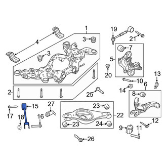 Lincoln OE - Rear Suspension Control Arm