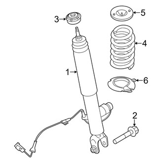 Lincoln OE - Rear Suspension - Shocks & Components (FWD)