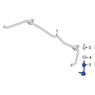 Lincoln OE - Rear Right Suspension Stabilizer Bar Link