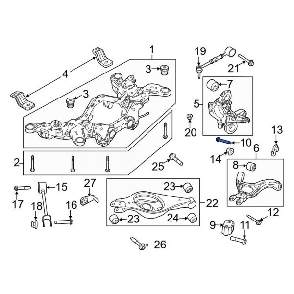 Suspension Control Arm Bolt