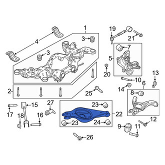 Lincoln OE - Rear Suspension Control Arm