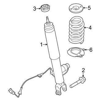 Lincoln OE - Rear Suspension - Shocks & Components (AWD)