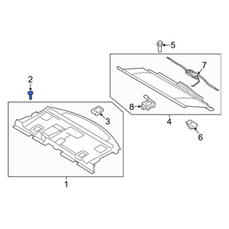 Lincoln OE - Trunk Trim Panel Clip
