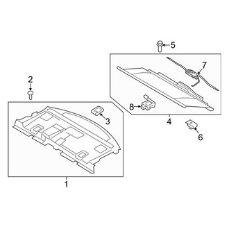 Lincoln OE - Rear Body & Floor - Interior Trim (Package Tray)