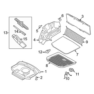 Lincoln OE - Rear Body & Floor - Interior Trim (Rear Compartment)