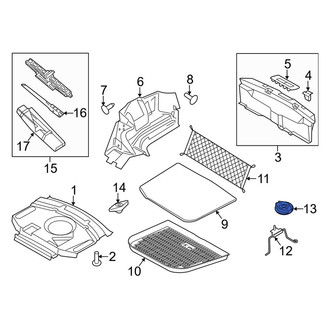 Lincoln OE - Spare Tire Nut