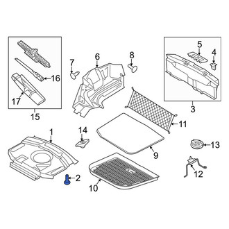 Lincoln OE - Floor Carpet Clip