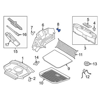 Lincoln OE - Trunk Trim Panel Screw