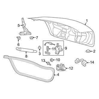 Lincoln OE - Trunk Lid - Lid & Components