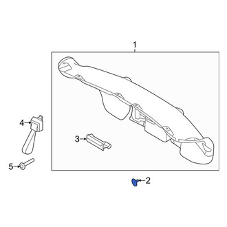Lincoln OE - Deck Lid Trim Clip