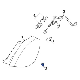 Lincoln OE - Tail Light Nut
