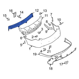 Lincoln OE - Rear Bumper Impact Bar