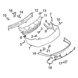 Lincoln OE - Bumper Cover Nut