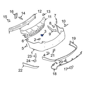 Lincoln OE - Bumper Cover Rivet