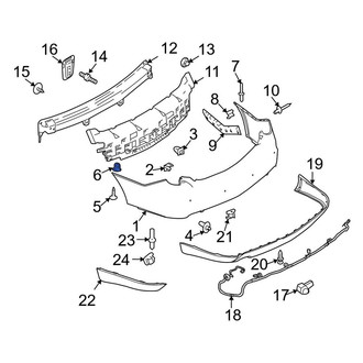 Lincoln OE - Bumper Cover Nut