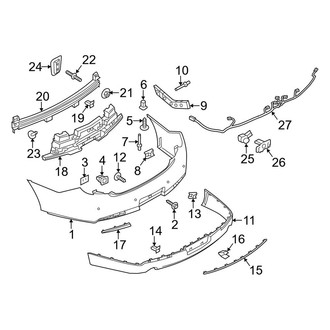 Lincoln OE - Rear Bumper - Bumper & Components