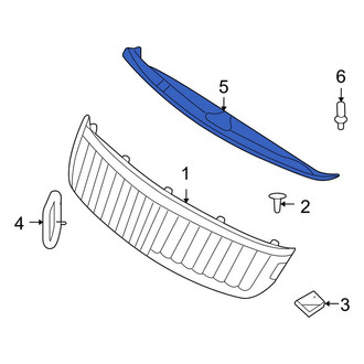 Lincoln OE - Front Radiator Support Access Cover