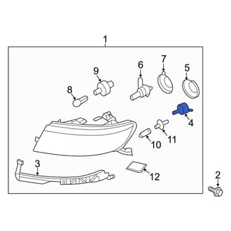Lincoln OE - Front Headlight Bulb