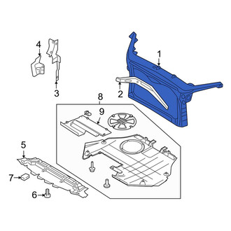 Lincoln OE - Front Radiator Support Panel