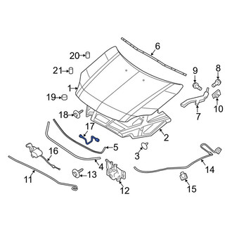 Lincoln OE - Front Hood Latch Striker Plate