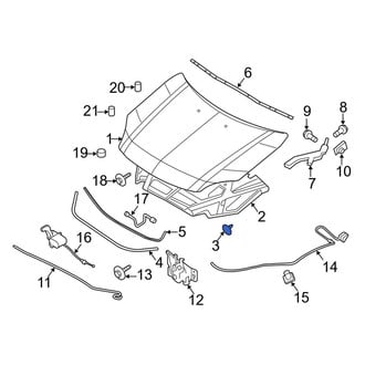 Lincoln OE - Fender Liner Retainer