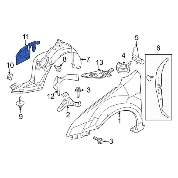 Fender Splash Shield