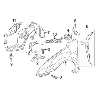 Lincoln OE - Fender & Components (Base)