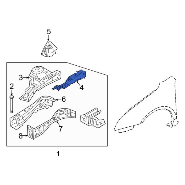 Fender Reinforcement Bar