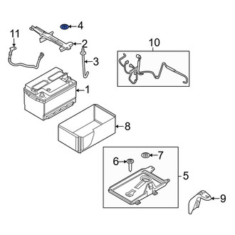 Lincoln OE - Battery Tray Nut