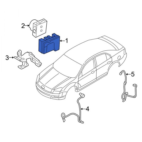 lincoln-oe-be5z2c219e-abs-control-module