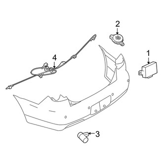Lincoln OE - Electrical Components (Park Sensor System), (Base)