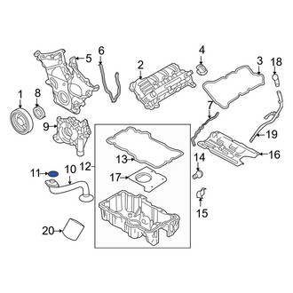 Lincoln OE - Engine Oil Pump Pickup Tube Gasket