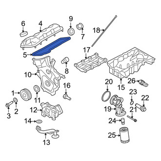 Lincoln OE - Left Engine Valve Cover Gasket