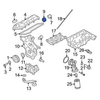 Lincoln OE - Engine Oil Filler Tube Seal
