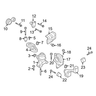 Lincoln OE - Engine / Transaxle - Engine & Transmission Mounting