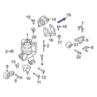 Lincoln OE - Automatic Transmission Mount Bolt