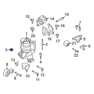 Lincoln OE - Front Engine Mount Nut