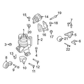 Lincoln OE - Engine / Transaxle - Engine & Transmission Mounting (Base)