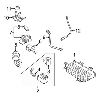 Lincoln OE - Emission System - Emission Components (Base)