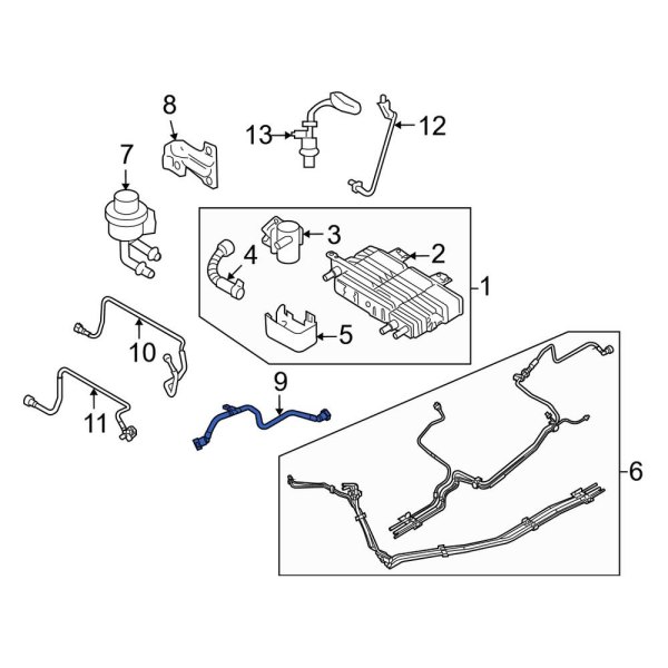 Evaporative Emissions System Lines