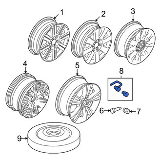 Lincoln OE - Wheel Lock Set