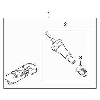 Lincoln OE - Electrical - Tire Pressure Monitor Components (Base)