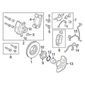 Lincoln OE - Front Wheel Bearing Snap Ring