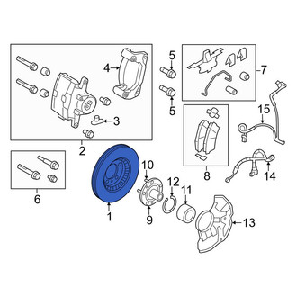 Lincoln OE - Front Disc Brake Rotor