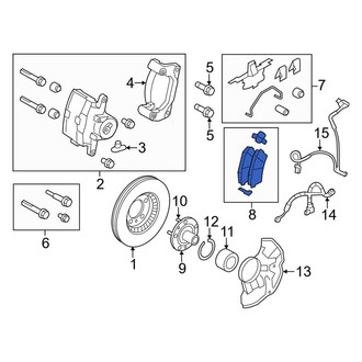 Lincoln OE - Front Disc Brake Pad Set